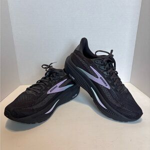 Brooks Ghost 17 Women’s Running Shoes Black and Purple size 10